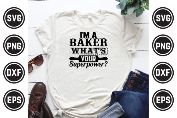 Baker Svg T Shirt Design 32: Graphics for Crafts