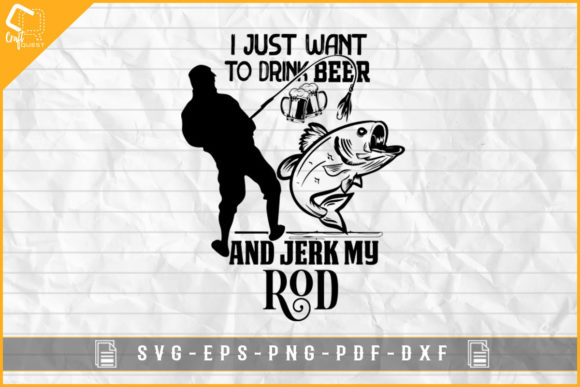 Beer and Fly Fishing Lover Tshirt Design Graphics