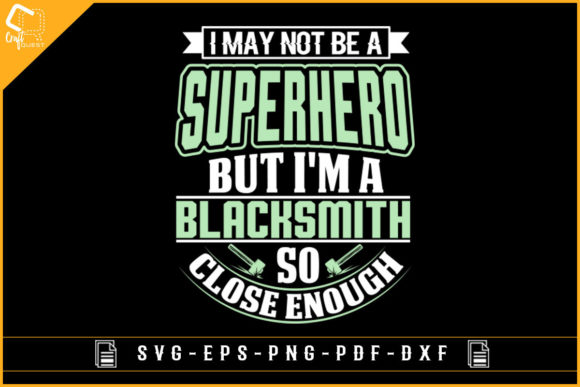Blacksmith Super Hero Tshirt Sublimation