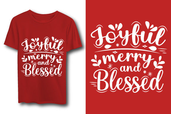 Christmas Typography T-shirt: Graphics and Crafts in Action