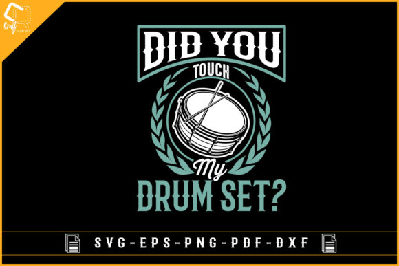 Drummer T-shirt Sublimation Design Drum