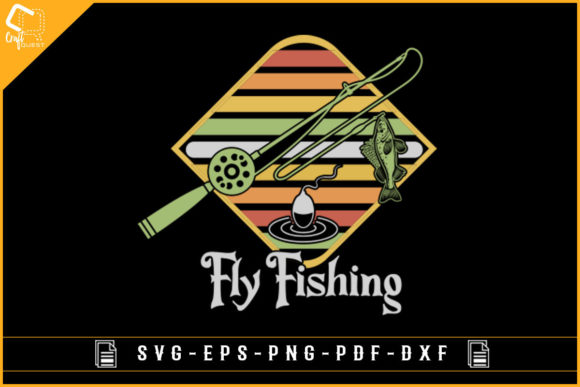 Fly Fishing Vintage T-shirt Printable