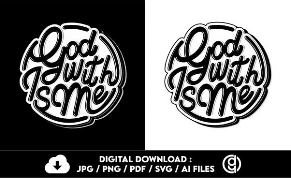GOOD is with ME Typography T-Shirts: Graphics for Crafts