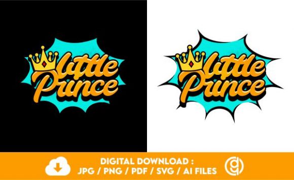 LITTLE PRINCE TYPOGRAPHY T-SHIRT TEES