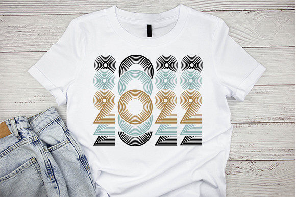 New Year SVG T-Shirt Design for Crafts