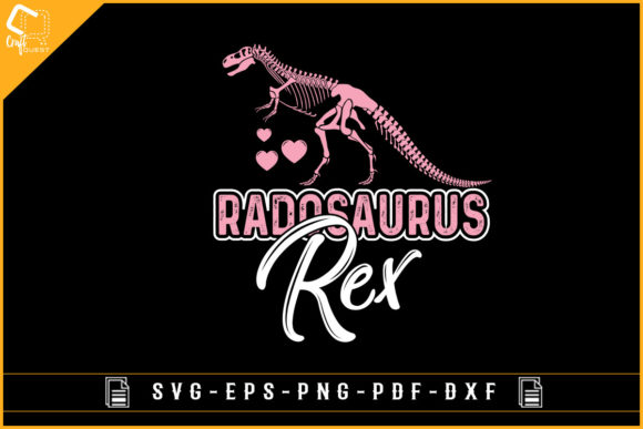 Radosaurus Funny Radiology Tshirt Design: Graphics & Crafts