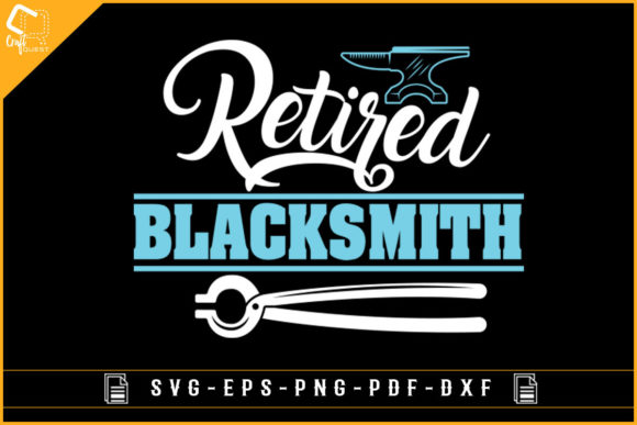 Retired Blacksmith T-shirt Sublimation: Graphics and Crafts in One