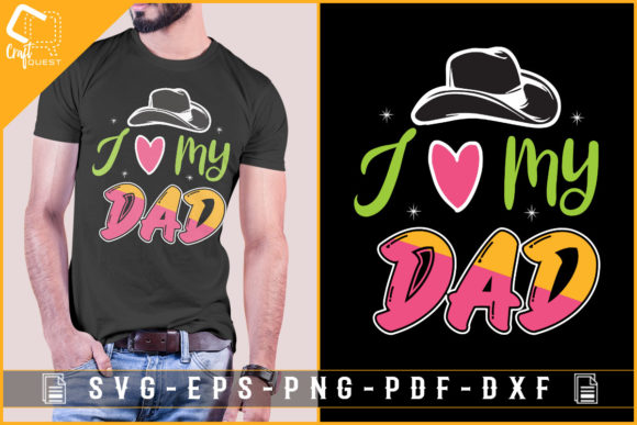 Tshirt Design for Father's Day Dad Lover