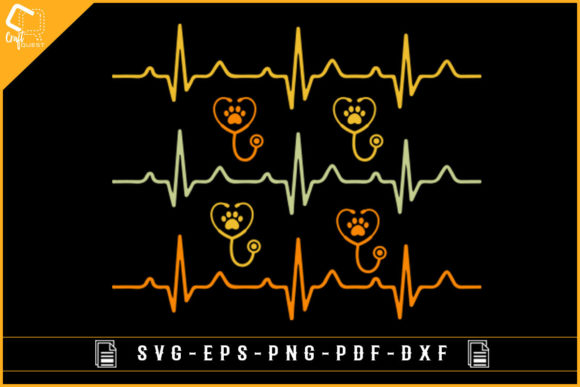 Vintage Retro Veterinary Heartbeat Shirt Graphics and Crafts